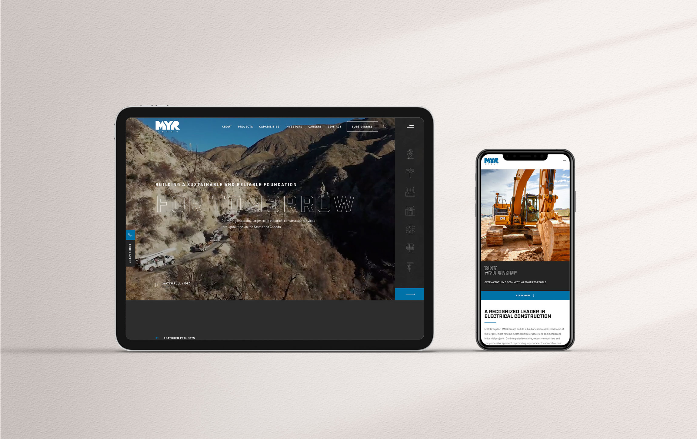 Studiothink designed this construction industry rebrand