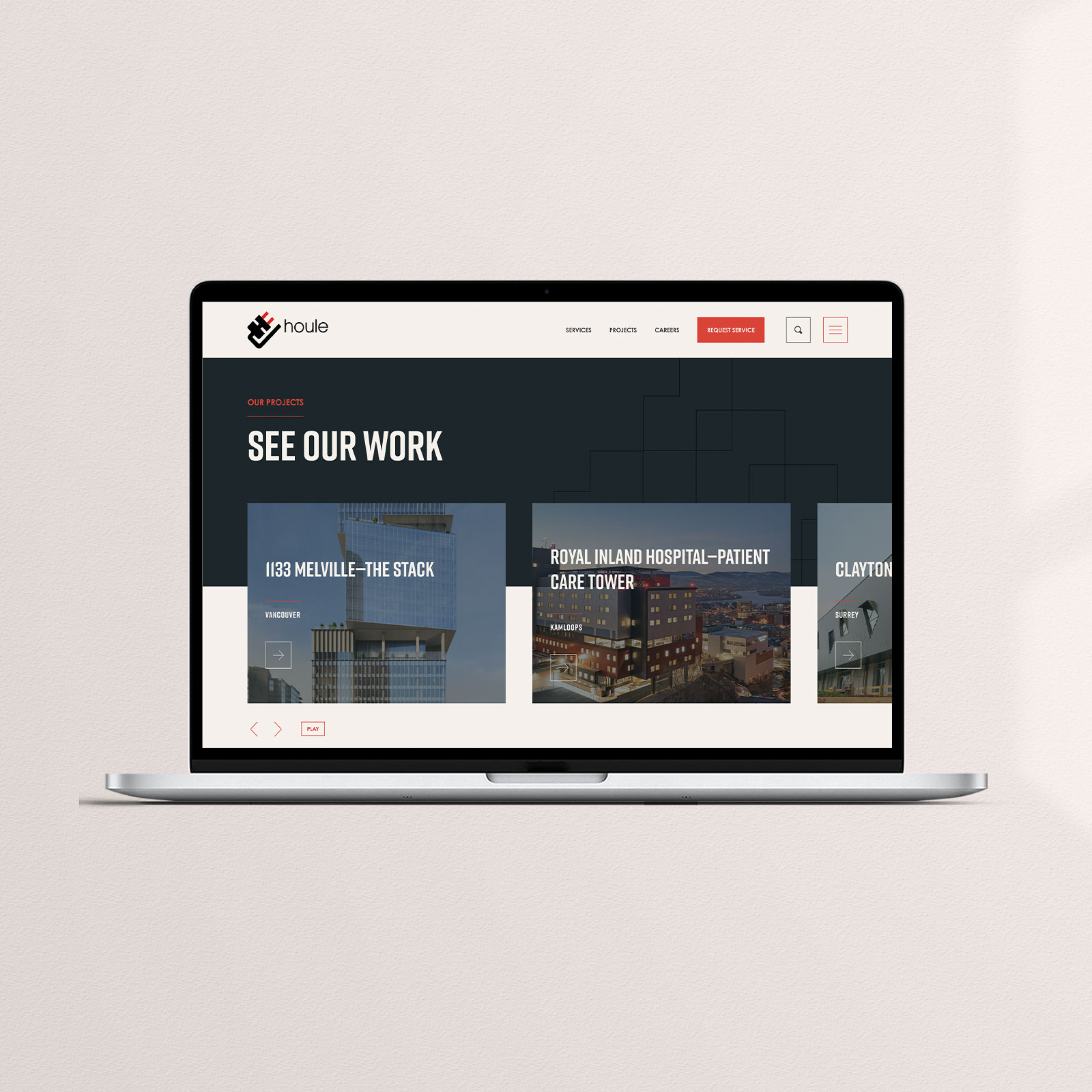 Houle Electric website redesign by Studiothink