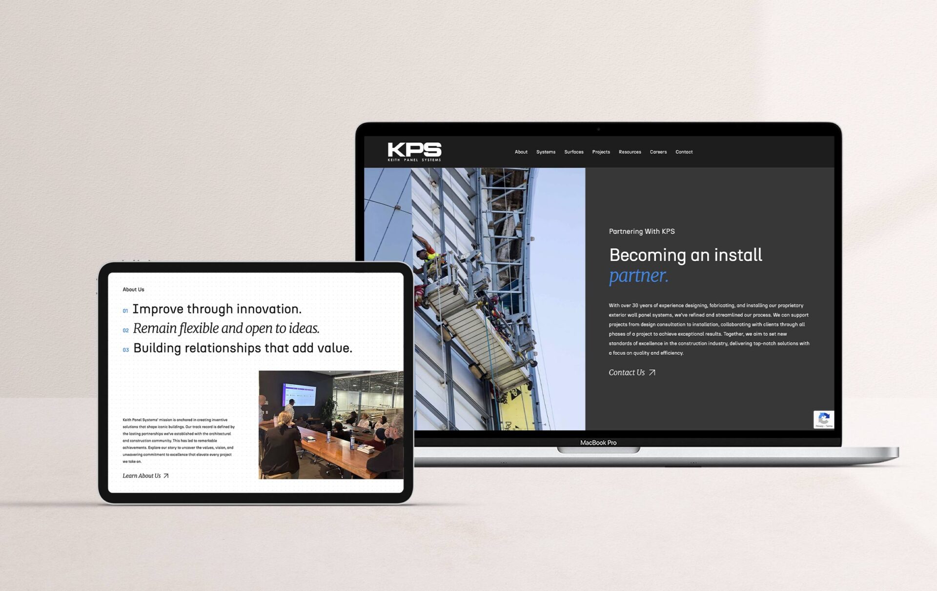 Industrial Rebrand and Website Design for KPS by Studiothink