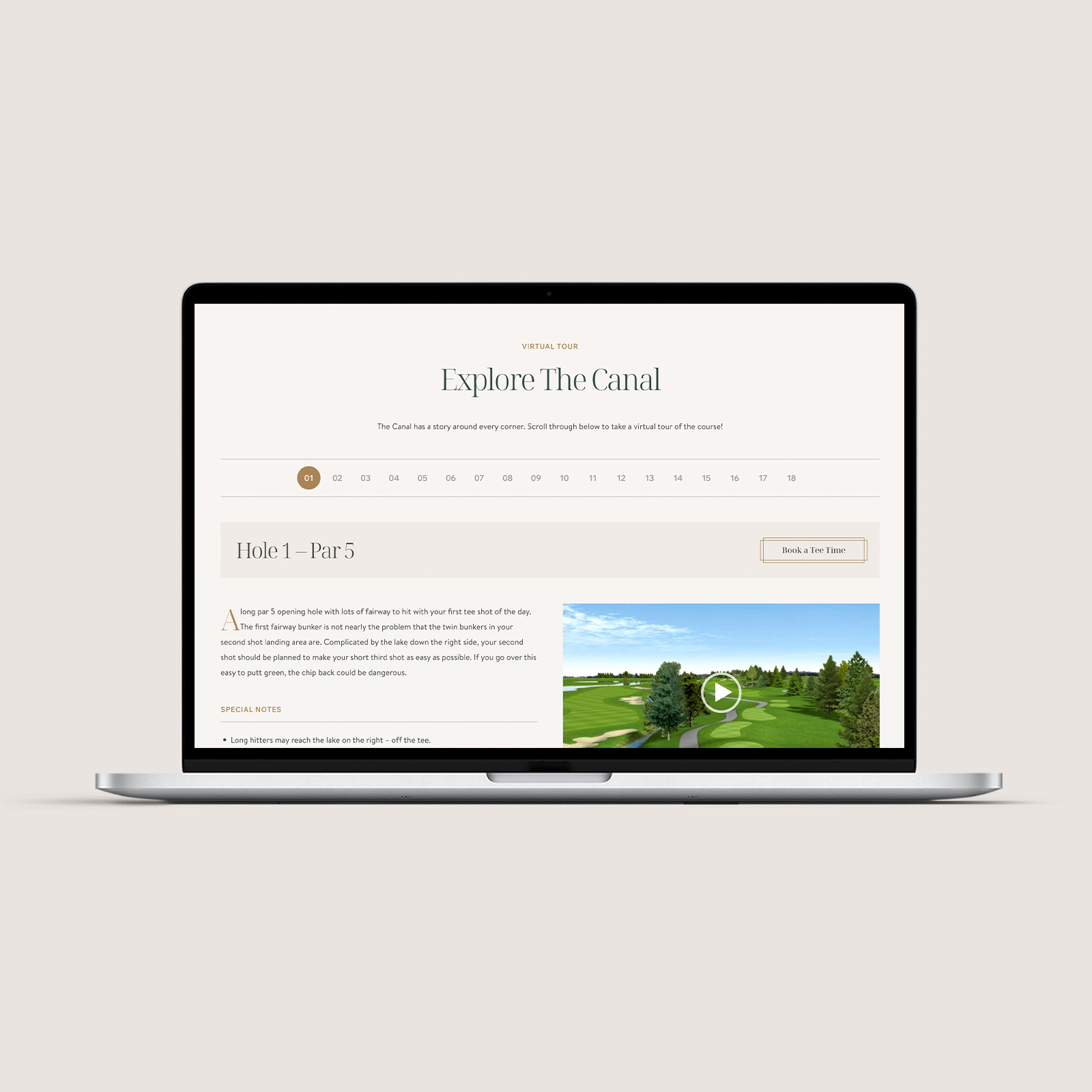 Golf and Country Club Website Design and Development by Studiothink