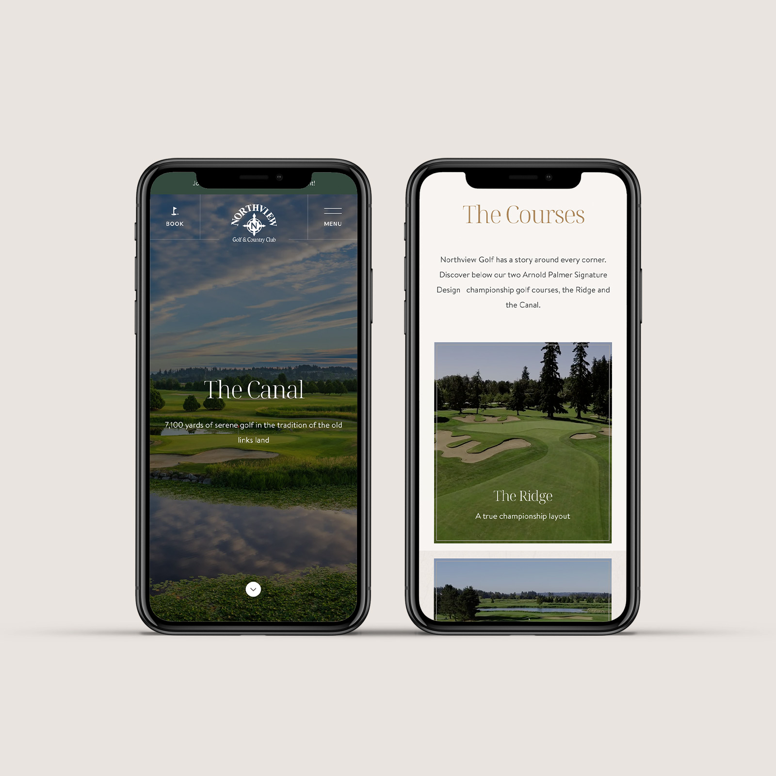 Golf and Country Club Website Design and Development by Studiothink