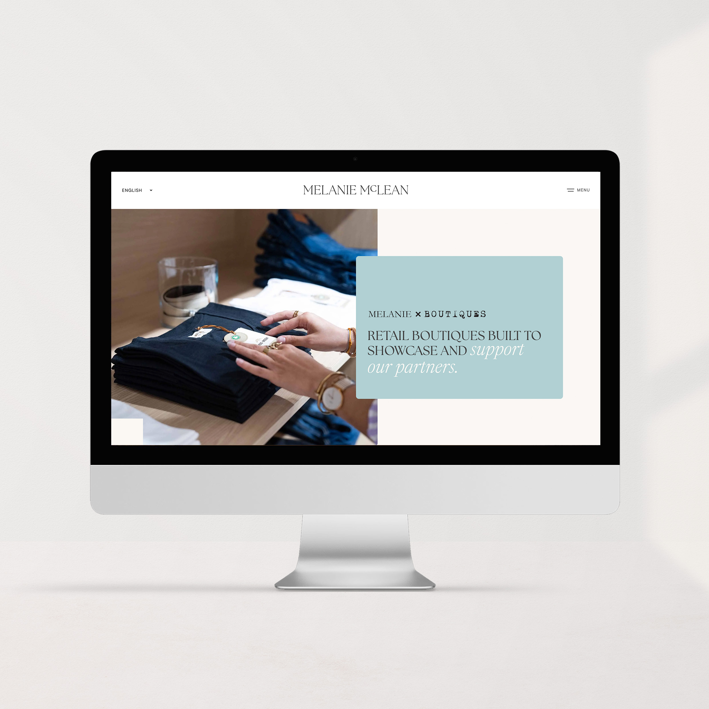 Logo Melanie McLean Studiothink Brand Web Design